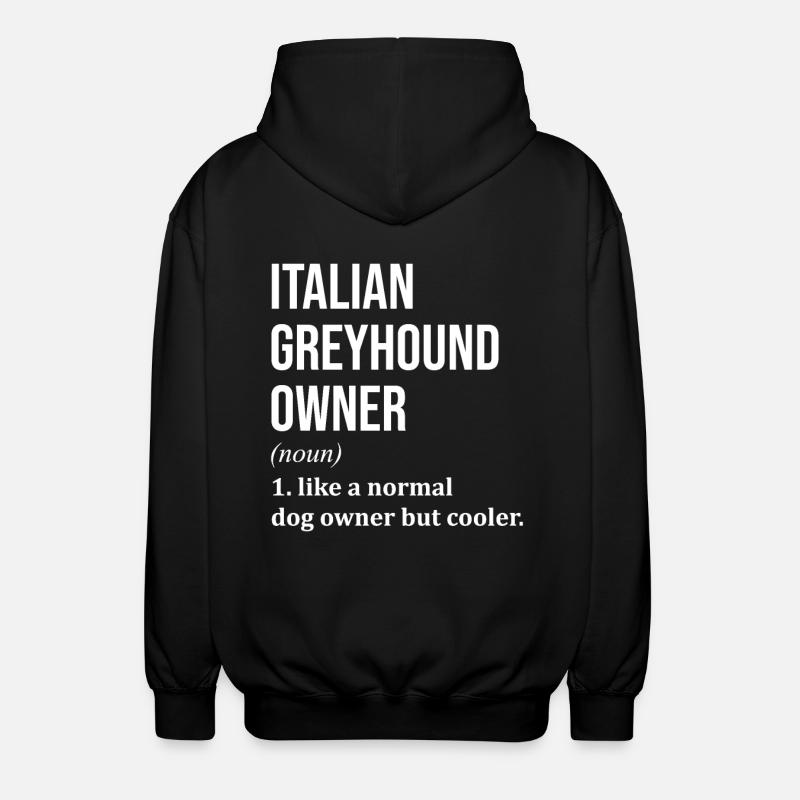 Greyhound - Veste à capuche unisexe - noir