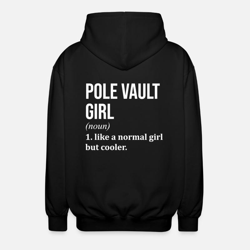 saut à la perche - Veste à capuche unisexe - noir