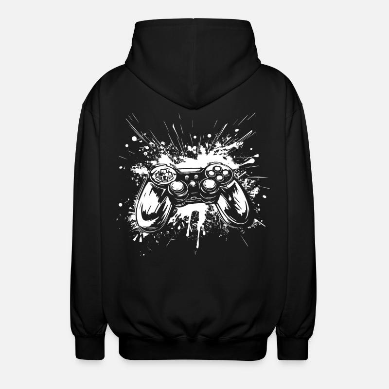Game Controller - Unisex Kapuzenjacke - Schwarz