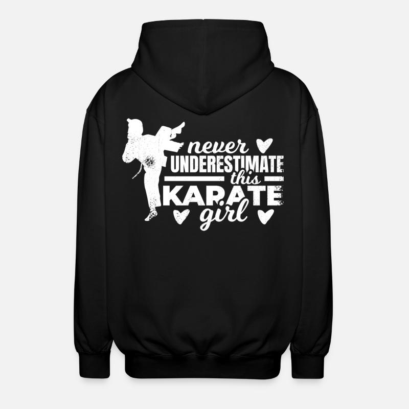 Karaté Filles - Veste à capuche unisexe - noir