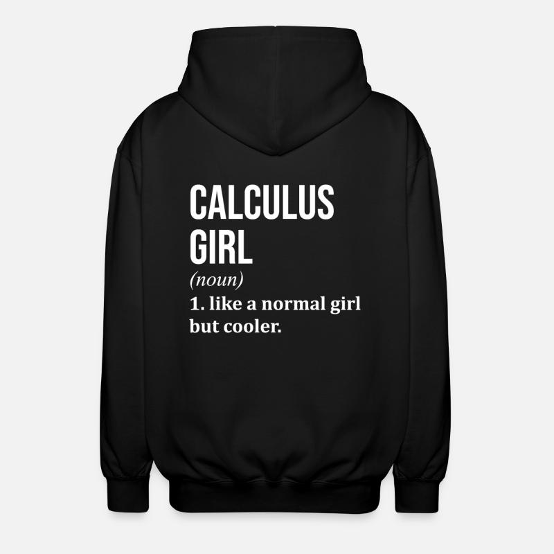 Infinitesimalrechnung - Unisex Kapuzenjacke - Schwarz