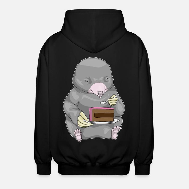 Mole Cake - Unisex Hooded Jacket - black