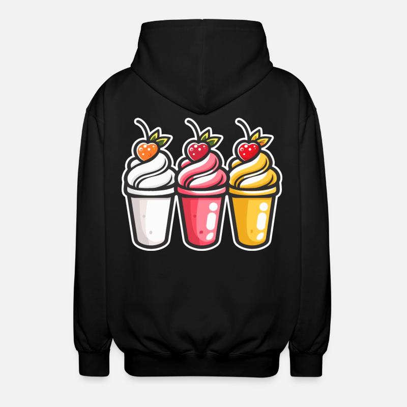 Coupes de glace - Veste à capuche unisexe - noir