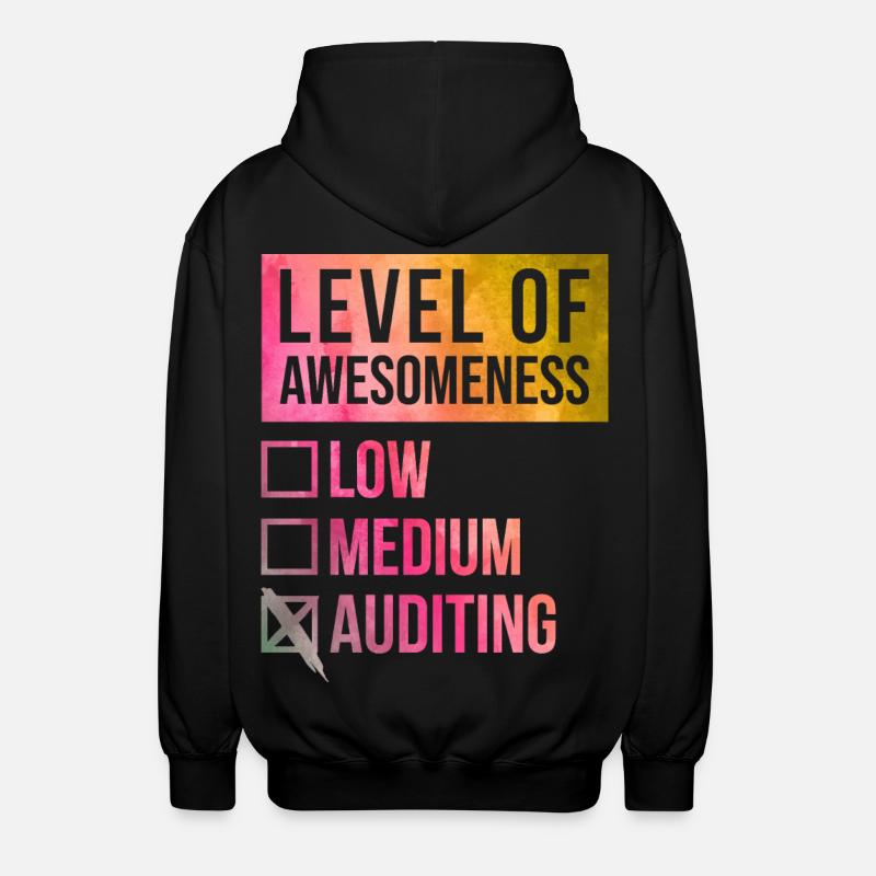 Auditing - Unisex Hooded Jacket - black