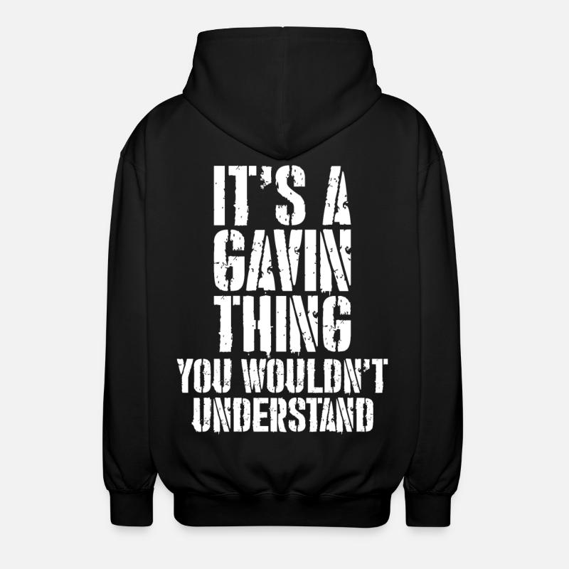 C’est un truc de Gavin - Veste à capuche unisexe - noir