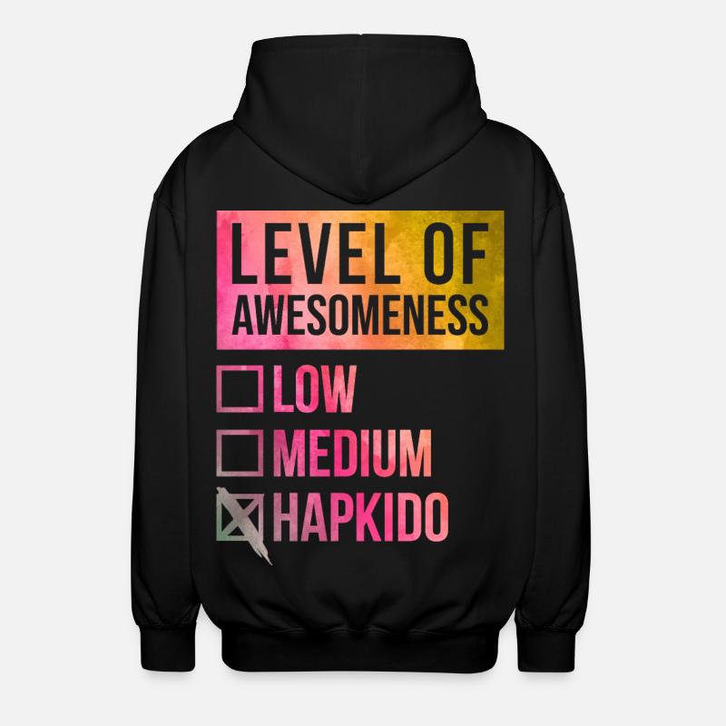 Hapkido - Veste à capuche unisexe - noir