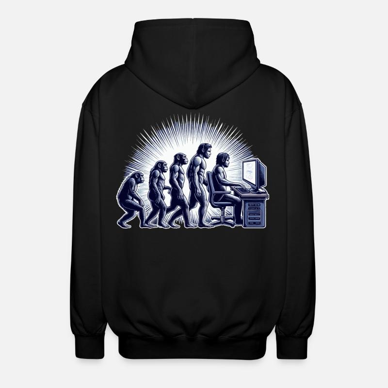 GAMING EVOLUTION - Unisex Kapuzenjacke - Schwarz