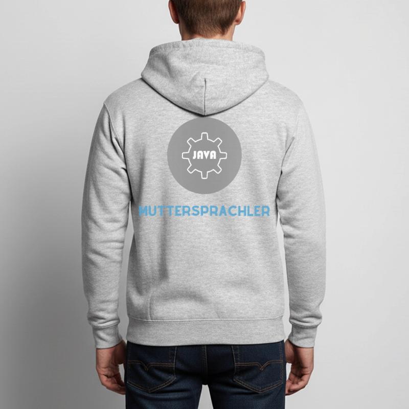 Native speaker: JavaScript Edition Unisex Hooded Jacket