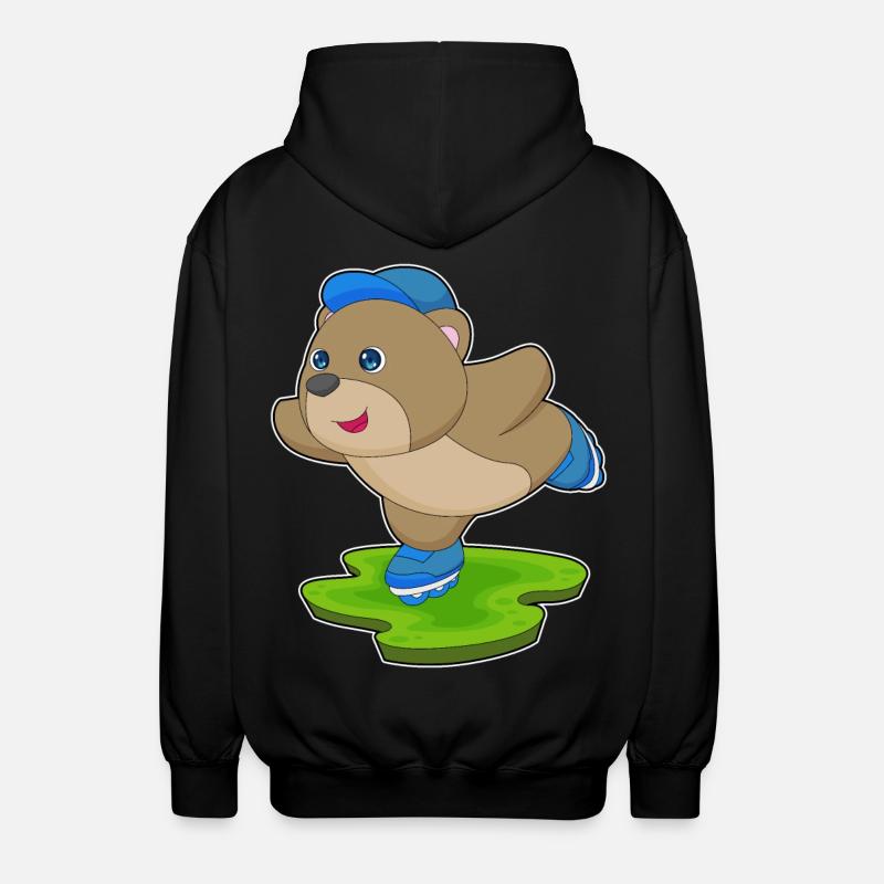 Bär Inline skating Inline skates - Unisex Hooded Jacket - black