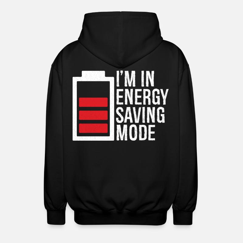 I'm in energy saving mode - Veste à capuche unisexe - noir