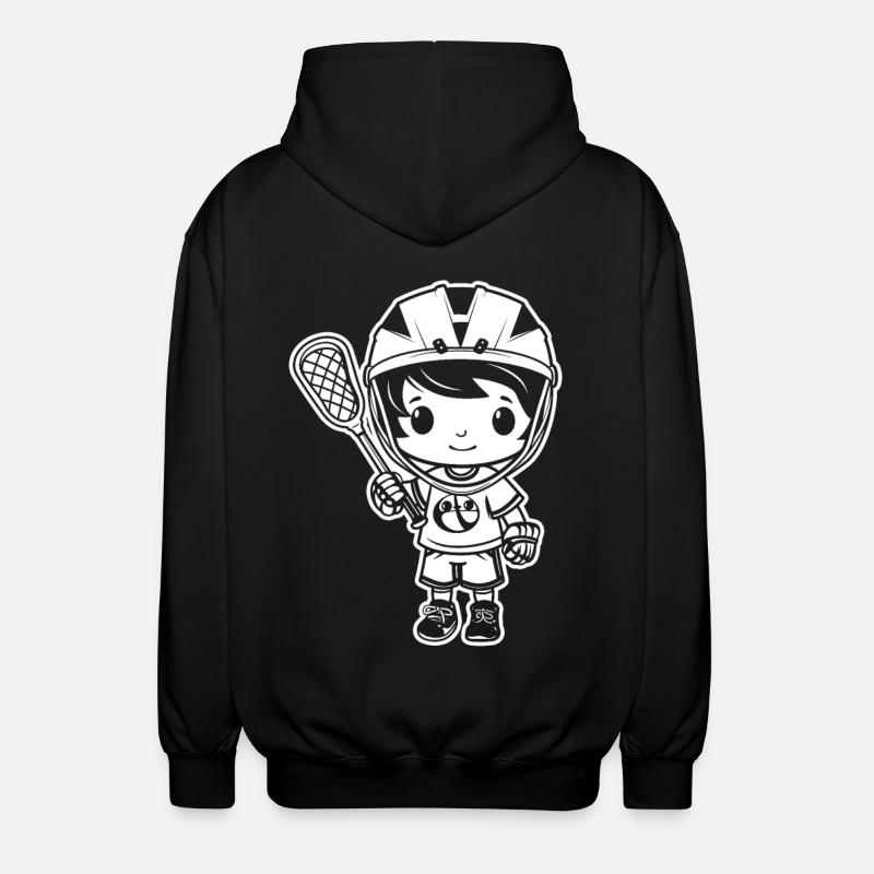 Garçon de crosse - Veste à capuche unisexe - noir