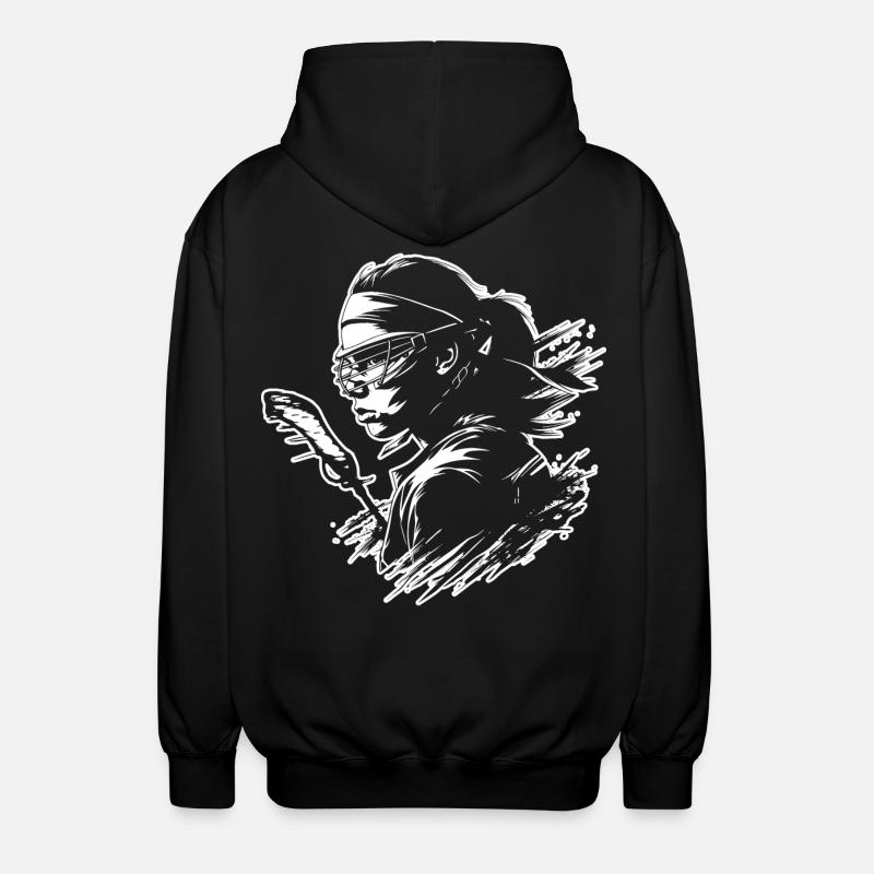 Joueur de crosse - Veste à capuche unisexe - noir