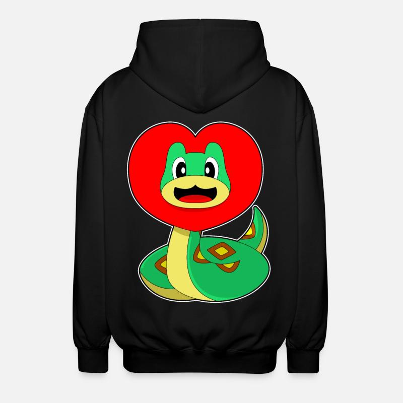 Cœur de serpent - Veste à capuche unisexe - noir