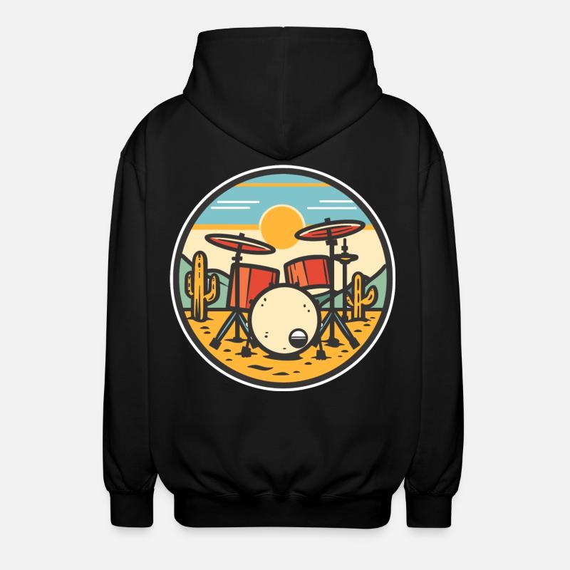 Trapset Comic Look - Unisex Kapuzenjacke - Schwarz
