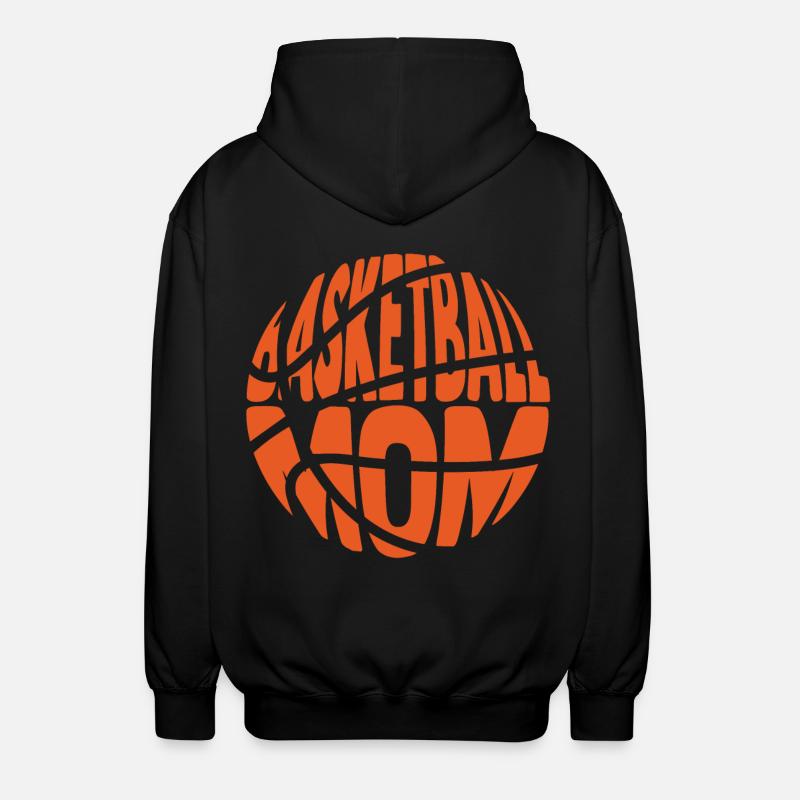 maman basketteuse - Veste à capuche unisexe - noir