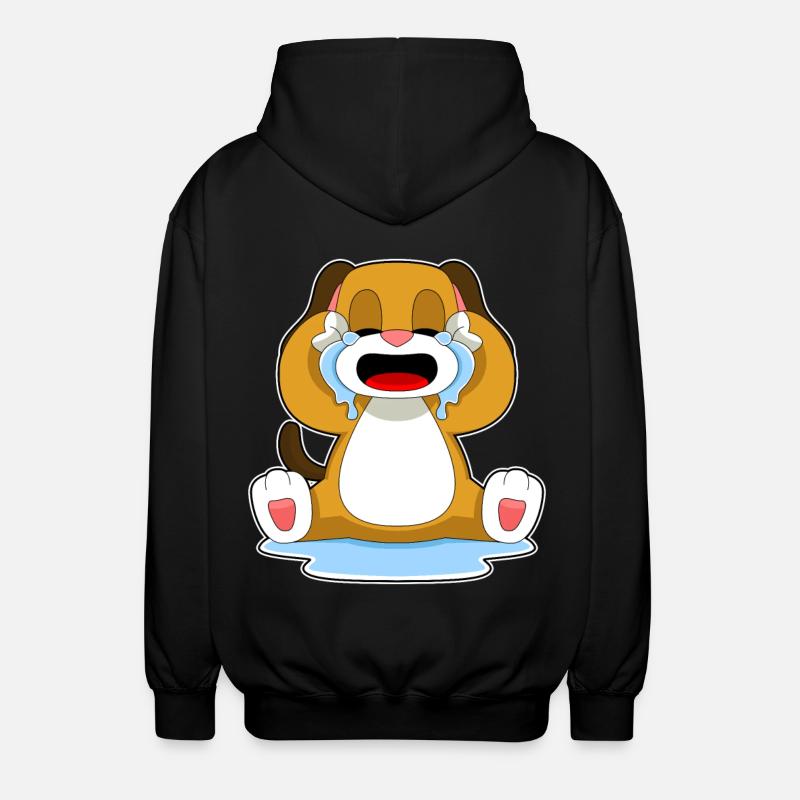 Larmes de chien - Veste à capuche unisexe - noir