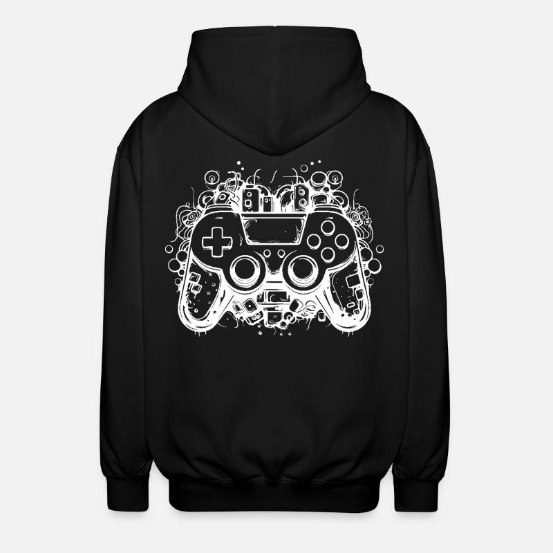 Manettes de jeu - Veste à capuche unisexe - noir