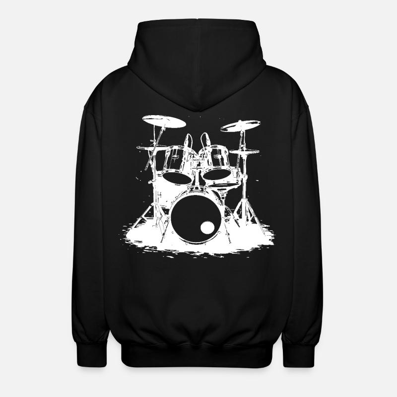 Percussion - Veste à capuche unisexe - noir
