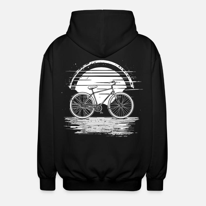 Radfahrer - Unisex Kapuzenjacke - Schwarz