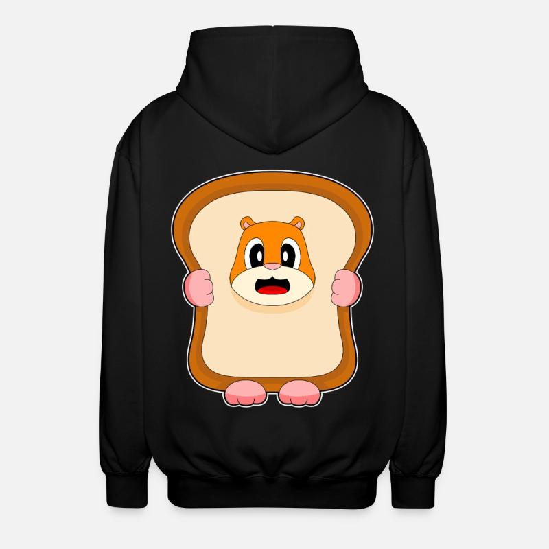 Pain de hamster - Veste à capuche unisexe - noir