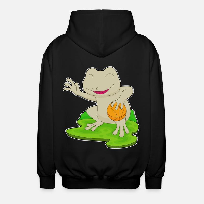 grenouille basketteur basketteur - Veste à capuche unisexe - noir
