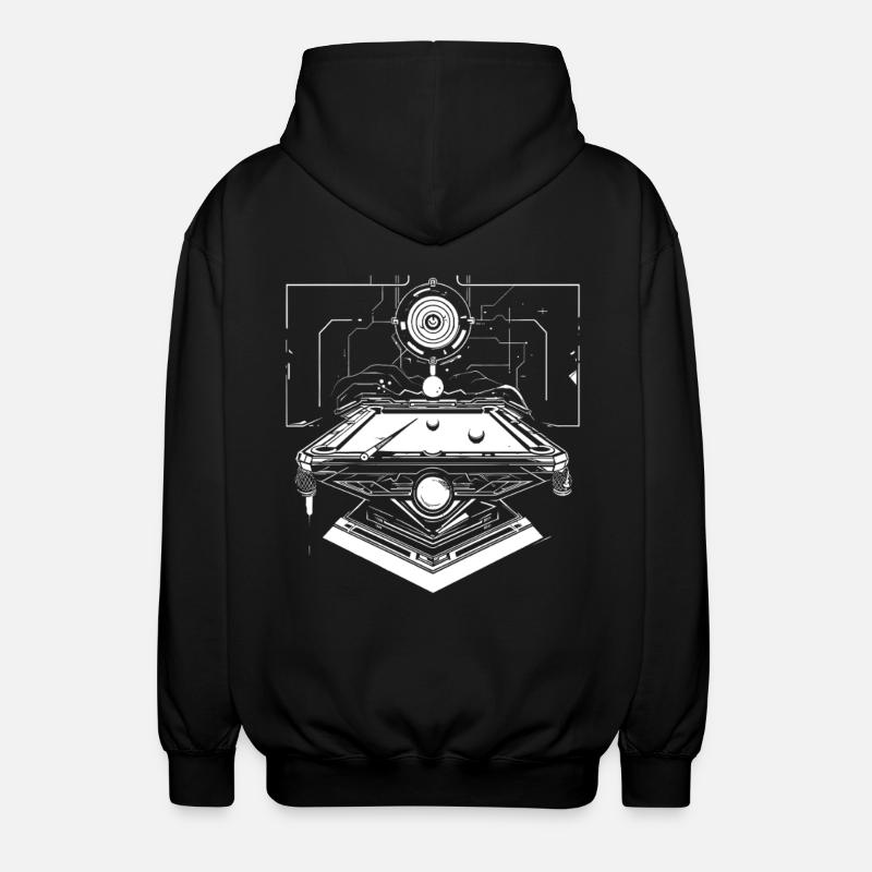 Billard Steampunk - Veste à capuche unisexe - noir
