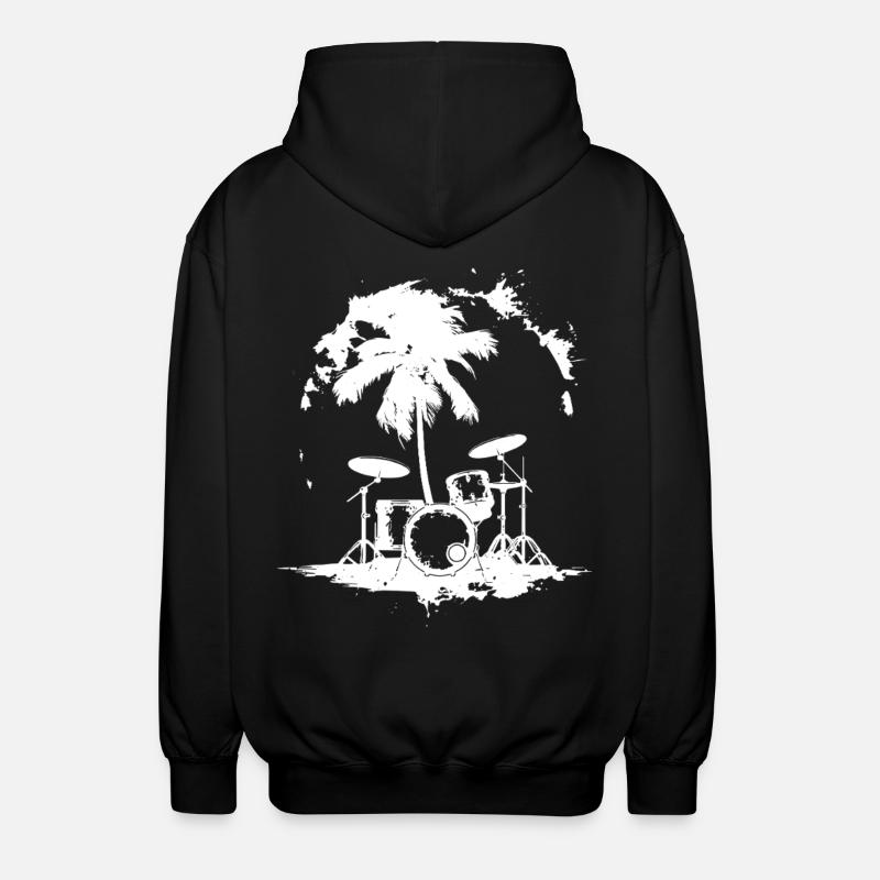 Percussion - Veste à capuche unisexe - noir