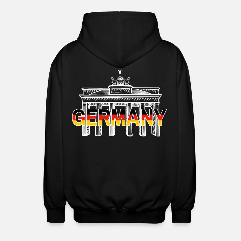 GERMANY - Unisex Kapuzenjacke - Schwarz