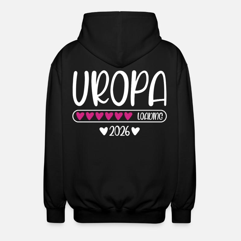 Uropa 2026 loading - Unisex Kapuzenjacke - Schwarz
