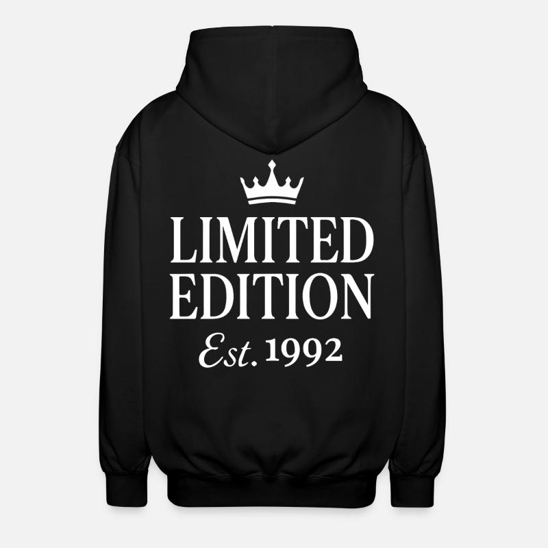 Édition limitée Est 1992 - Veste à capuche unisexe - noir