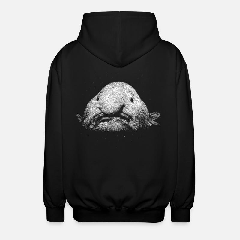 Ein Blobfisch - Unisex Kapuzenjacke - Schwarz