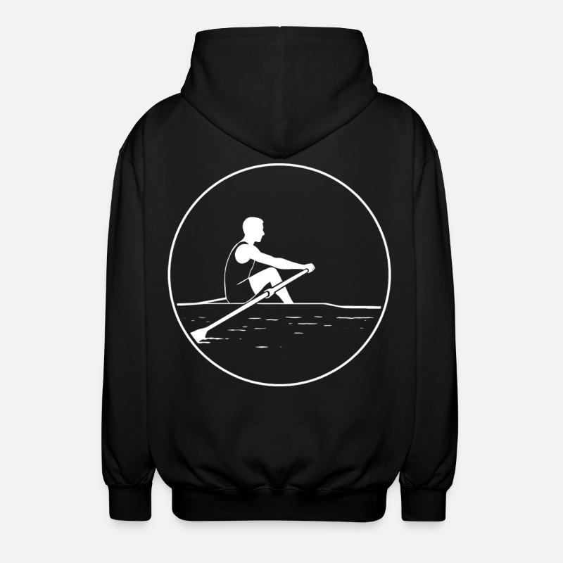 Kraft der Stille - Unisex Kapuzenjacke - Schwarz