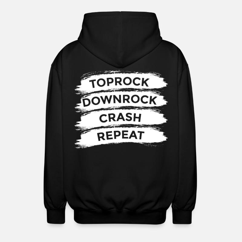 Breakdance Techniques - Veste à capuche unisexe - noir