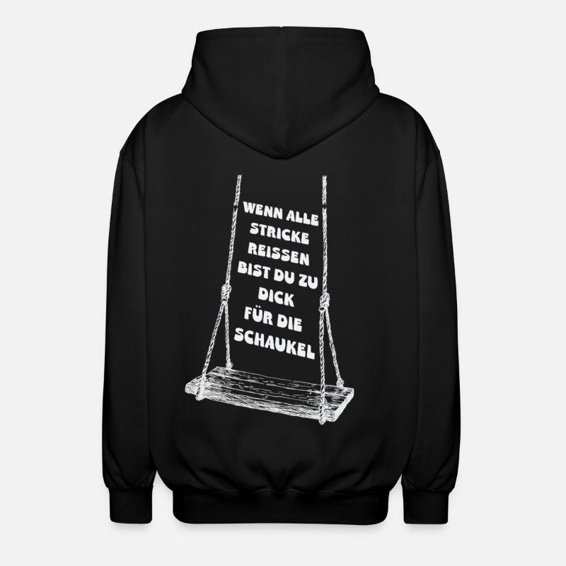 Quand tout le reste échoue - Veste à capuche unisexe - noir