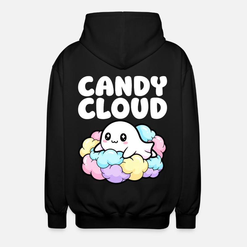 CANDY CLOUD - GEIST HALLOWEEN - Unisex Kapuzenjacke - Schwarz