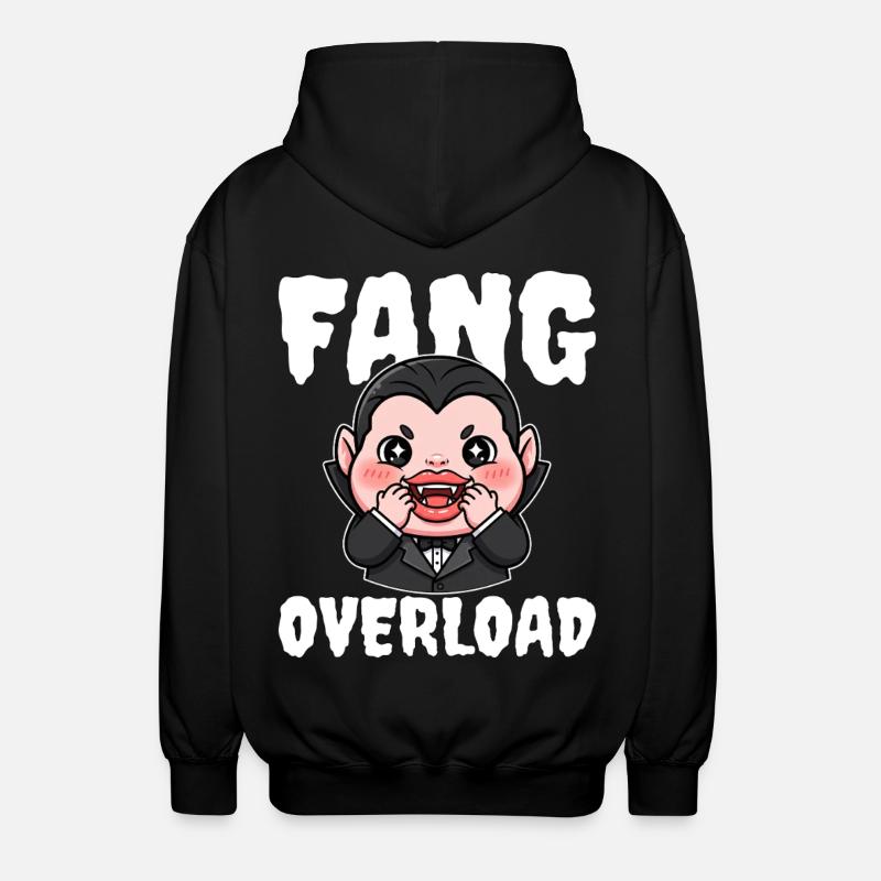 FANG_OVERLOAD - Unisex Kapuzenjacke - Schwarz