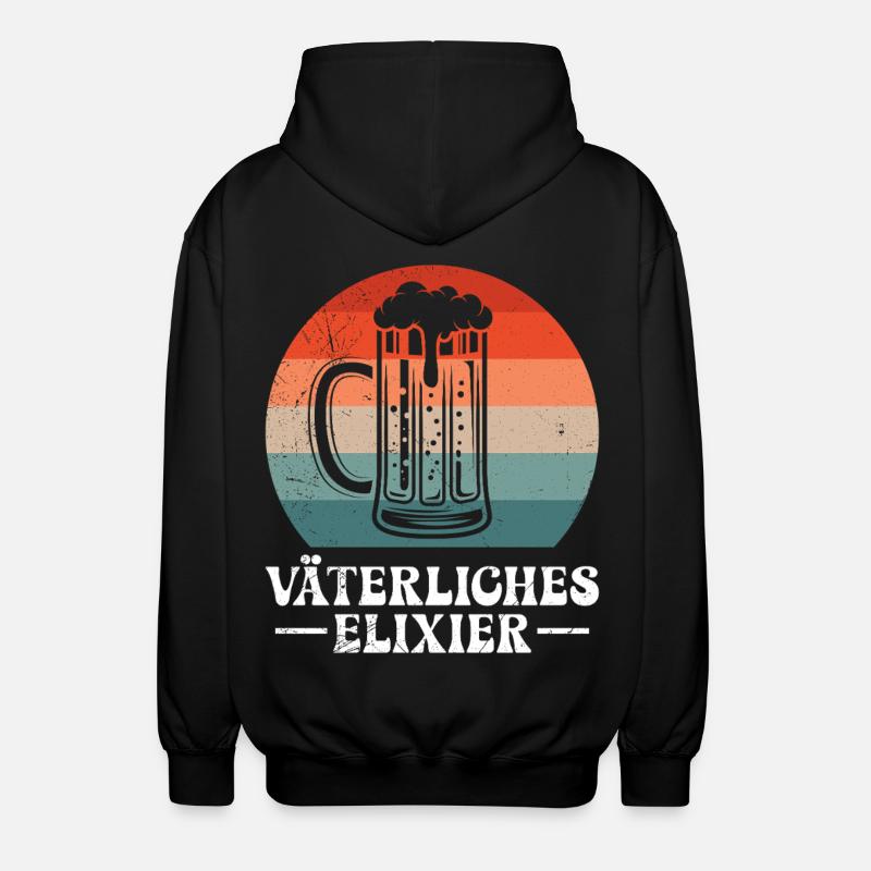 Paternité ÉLIXIR PATERNAIRE Drôle - Veste à capuche unisexe - noir