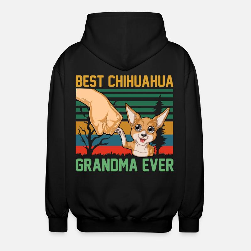 Chihuahua - Unisex Kapuzenjacke - Schwarz