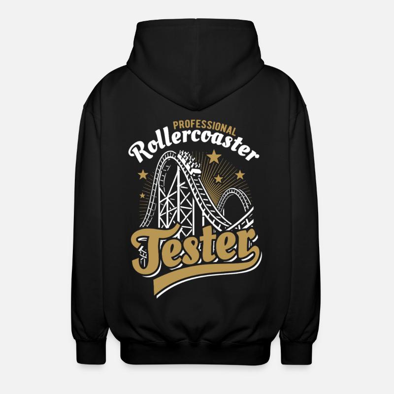 Professional Rollercoaster Tester - Unisex Kapuzenjacke - Schwarz