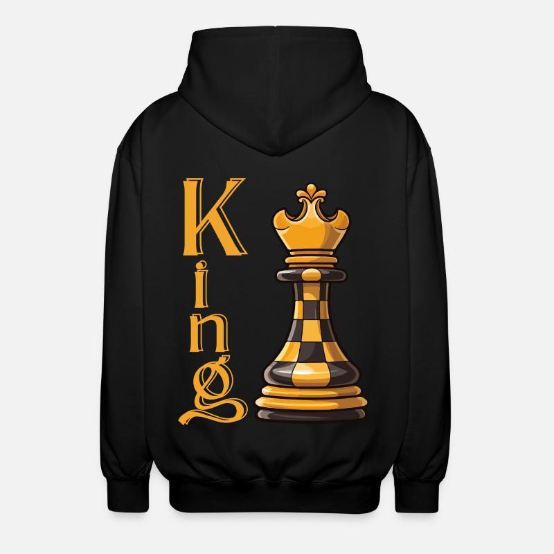 Roi des échecs Élégance - Veste à capuche unisexe - noir