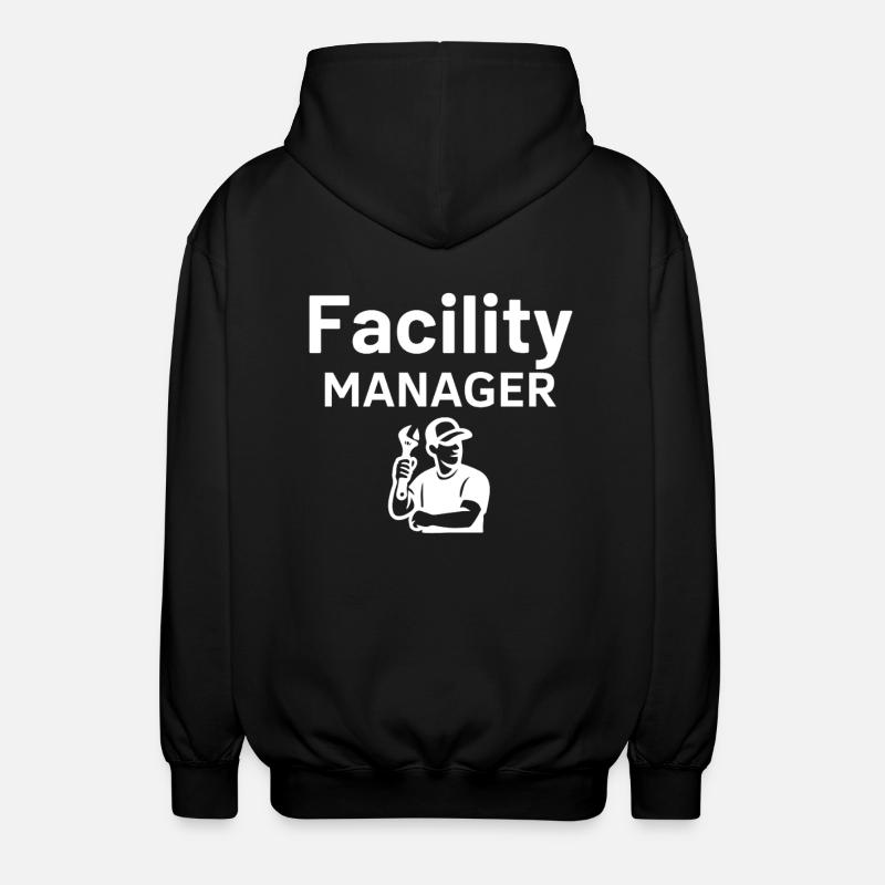 Gestionnaire d’installations - Veste à capuche unisexe - noir
