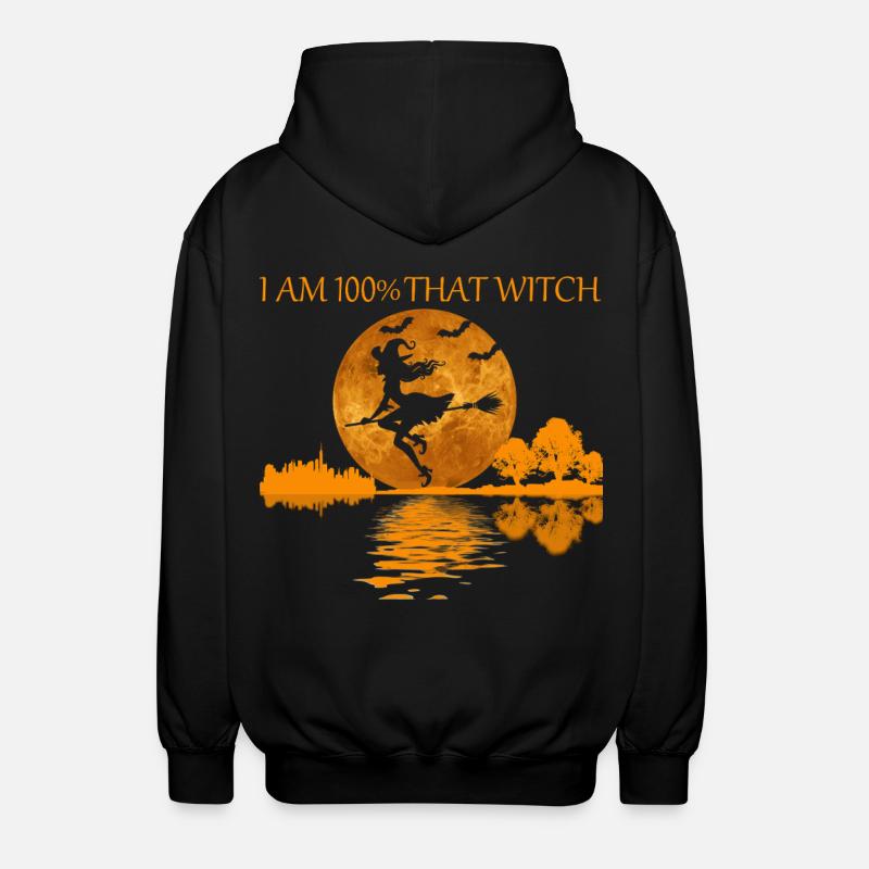 100 pour cent cette sorcière - Veste à capuche unisexe - noir