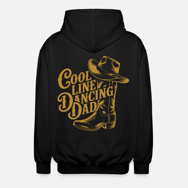 Danse en ligne Papa Design - Veste à capuche unisexe - noir