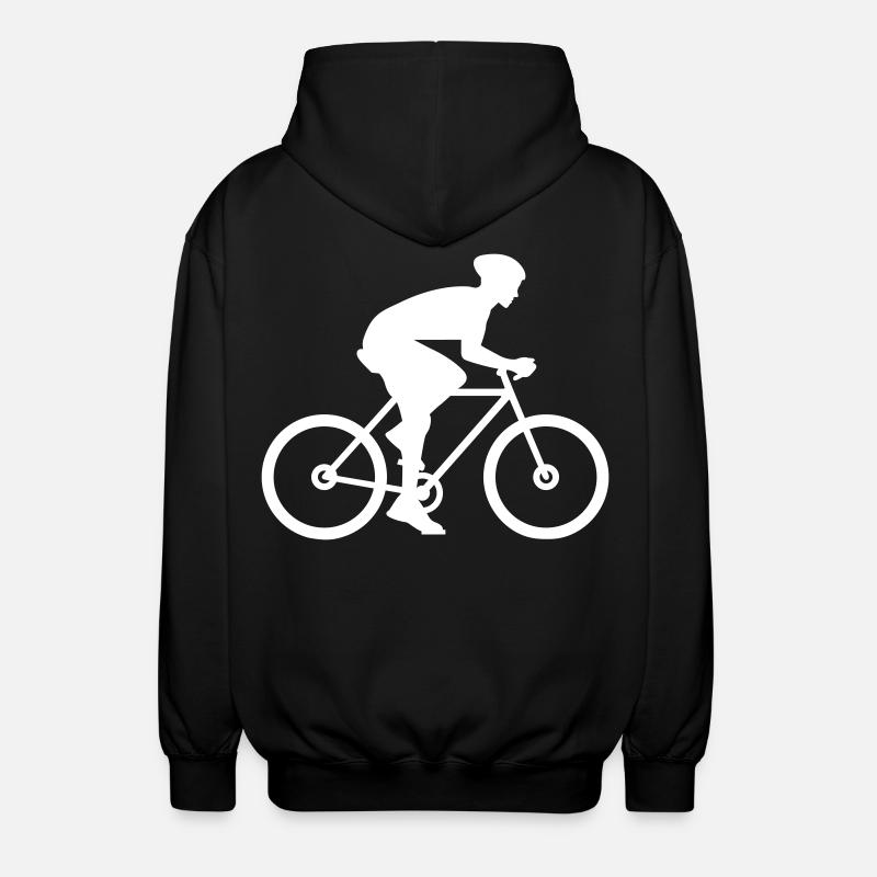 Conception de cadeaux pour le cyclisme - Veste à capuche unisexe - noir
