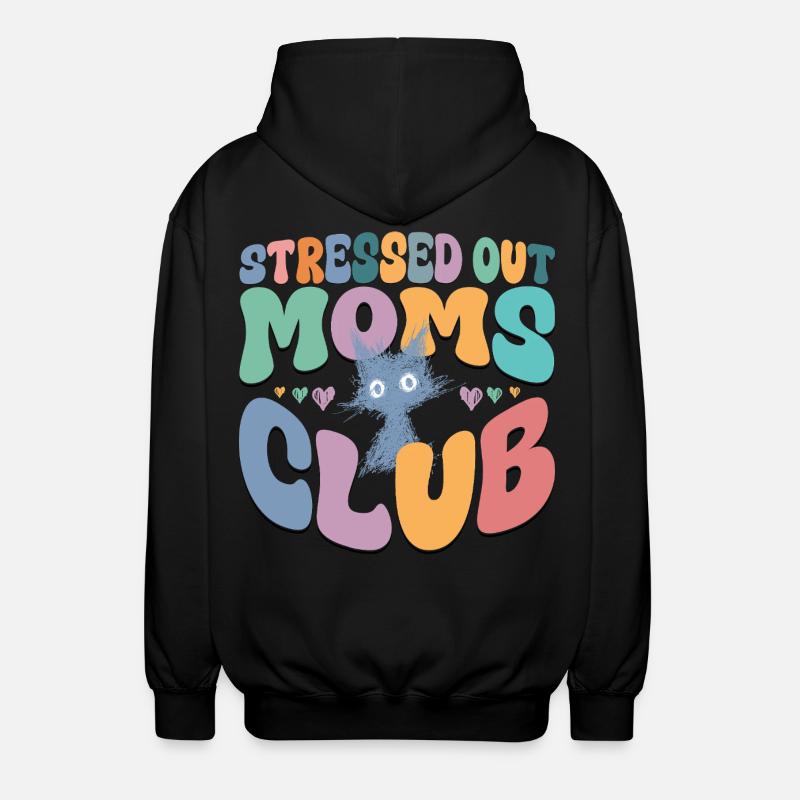 T-shirt graphique Mom Life - Veste à capuche unisexe - noir
