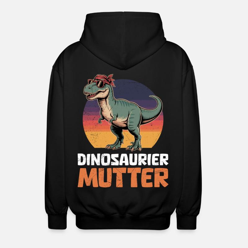 Future Maman DINOSAURE MOM Drôle - Veste à capuche unisexe - noir