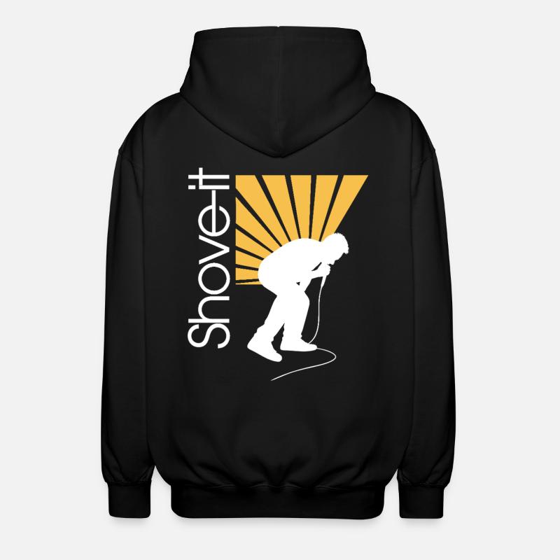 SCHIEB ES, SCHIEB ES!! -AFFE - Unisex Kapuzenjacke - Schwarz