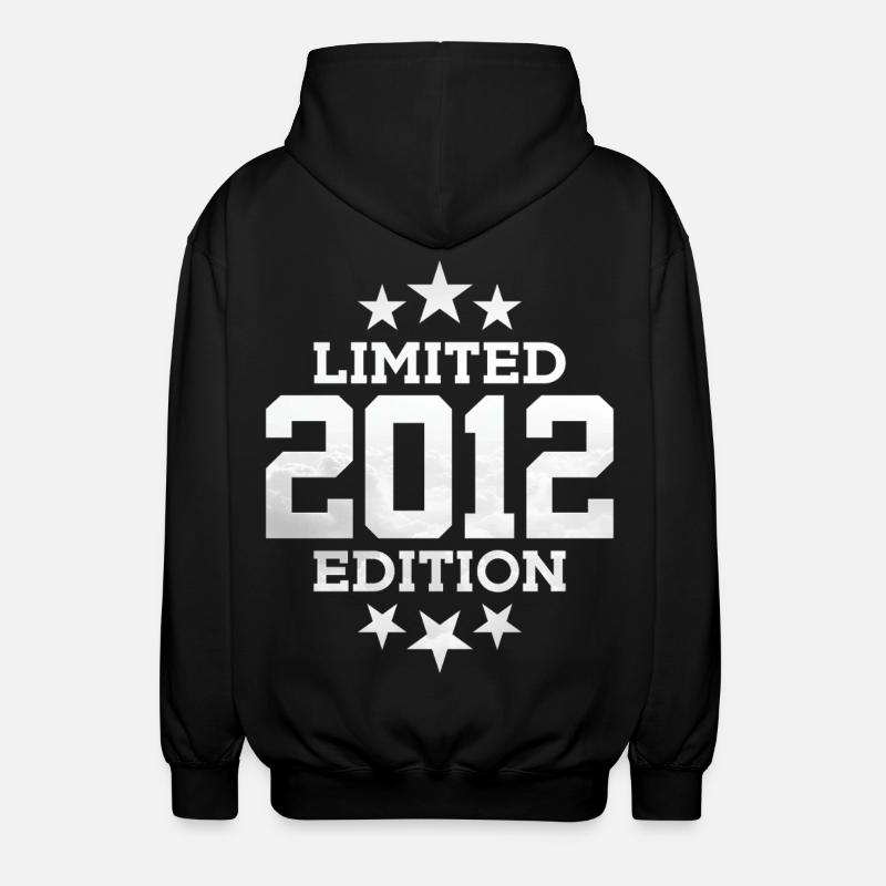 ÉDITION LIMITÉE 2012 14E ANNIVERSAIRE - Veste à capuche unisexe - noir