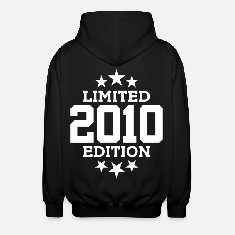 ÉDITION LIMITÉE 2010 16E ANNIVERSAIRE - Veste à capuche unisexe - noir