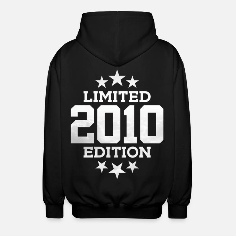 ÉDITION LIMITÉE 2010 16E ANNIVERSAIRE - Veste à capuche unisexe - noir